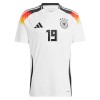 Maglia ufficiale Germania Sane 19 Casa Euro 2024 per Uomo